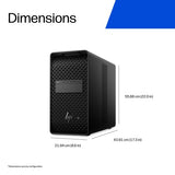 HP E0MR0EA PC/workstation 64 GB DDR5-SDRAM 1 TB SSD Windows 11 Pro Tower Black