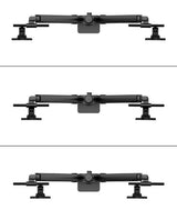 Neomounts DS65S-950BL2 Monitor arm 24-34" - gas spring - Topfix - multi-adjustable - 180°-stop