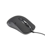 connektgear MO543 USB Full-Size 4 Button Optical Mouse - Black