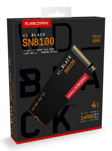 Western Digital Black WD_BLACK™ SN8100 NVMe™ SSD POWERED BY SANDISK 4 TB