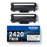 Brother TN-2420TWIN Toner-kit twin pack, 2x3K pages ISO/IEC 19752 Pack=2 for Brother HL-L 2310