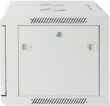 Intellinet 19" Network Cabinet - Wall Mount (Standard), 6U, 600mm Deep, Grey, Assembled, Max 60kg, Suitable also for use on desk or floor, Usable Depth 500mm, Metal & Glass Door, Back Panel, Removeable Sides, Parts for wall install (eg screws/rawl plugs)