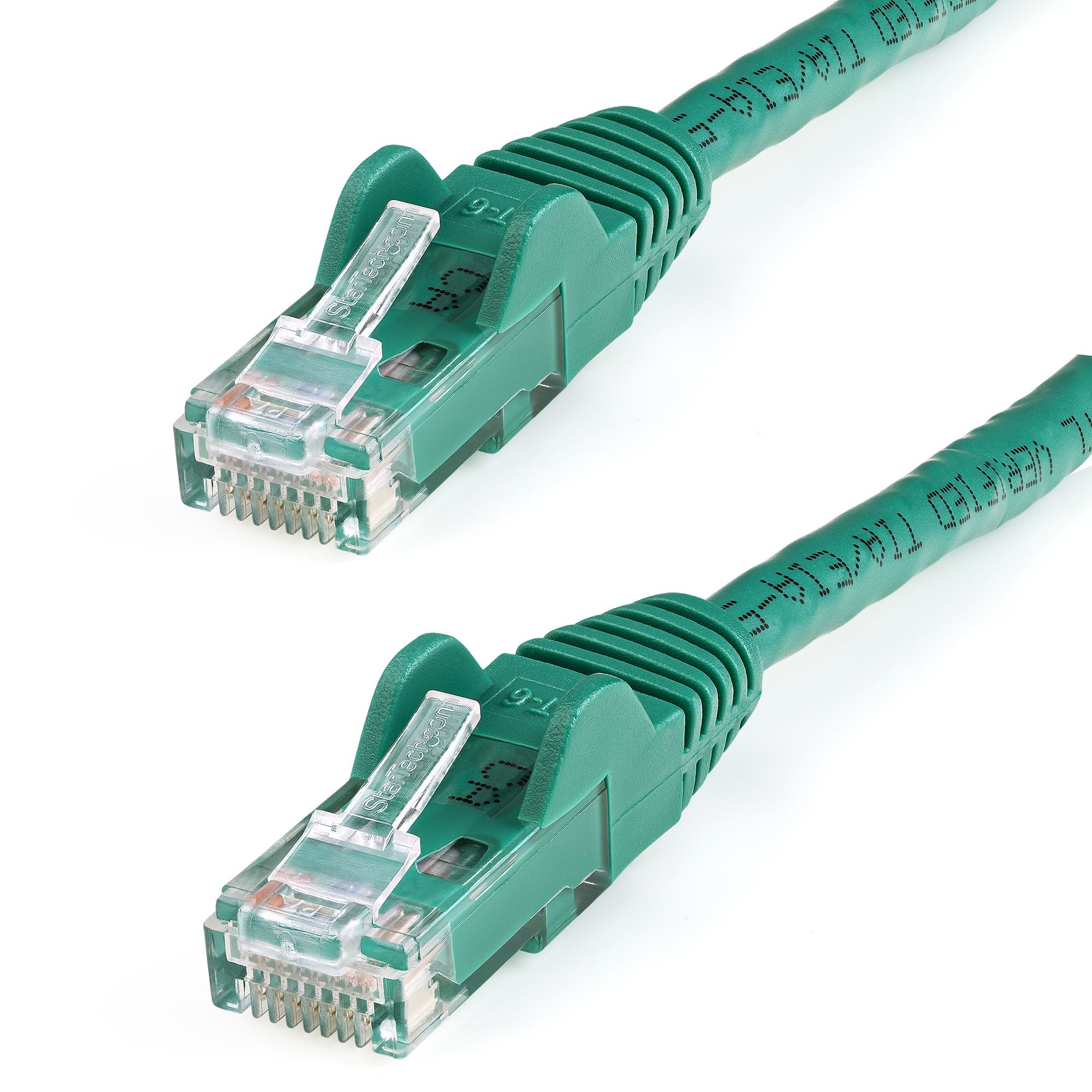 StarTech.com 100ft CAT6 Cable - Green CAT6 Ethernet Cable - Gigabit Ethernet Wire - 650MHz 100W PoE RJ45 UTP CAT 6 Network/Patch Cord Snagless - Fluke Tested/Wiring is UL Certified/TIA  - Computer Cables - StarTech.com