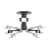 Manhattan Projector Mount, Ceiling, Universal, Tilt, Swivel & Rotate, Height: 15cm, Max 13.5kg, Black, Lifetime Warranty