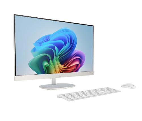 HP Next Gen AI 27-ct2001na Copilot+ PC AMD Ryzen™ AI 7 350 68.6 cm (27") 1920 x 1080 pixels All-in-One PC 16 GB DDR5-SDRAM 2 TB SSD Windows 11 Home Wi-Fi 6 (802.11ax) White