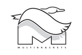 Multibrackets M Public Display Stand 110 Tilt & Table Floorbase, Flight Case