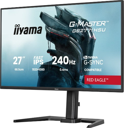 iiyama G-MASTER GB2771HSU-B1 computer monitor 68.6 cm (27") 1920 x 1080 pixels Full HD Black