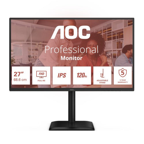 AOC 27E4U computer monitor 68.6 cm (27") 1920 x 1080 pixels Full HD LED Black