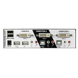 Lindy 2 Port DVI-I Dual Link, USB 2.0 and Audio KVM Switch Pro