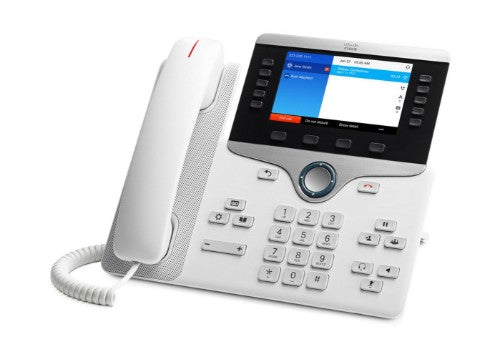 Cisco IP Business Phone 8841, 5-inch Greyscale Display, Gigabit Ethernet Switch, Class 2 PoE, 10 SIP Registrations, 1-Year Limited Hardware Warranty (CP-8841-K9=)