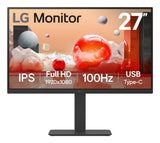 LG LG 27BA650-B - LED monitor - 27" - 1920 x 1080 Full HD (1080p) @ 100 Hz - IPS - 250 cd/m? - 1300:1 - 5 ms - HDMI, DisplayPort, USB-C - speakers - black