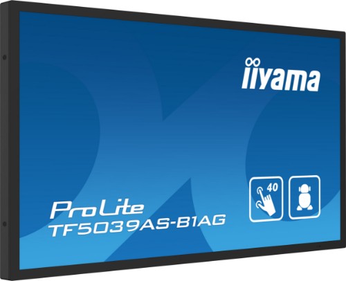 iiyama TF5039AS-B1AG computer monitor 125.7 cm (49.5") 3840 x 2160 pixels 4K Ultra HD LED Touchscreen Black