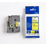 Brother TZE-S641 DirectLabel black on yellow extra strong Laminat 18mm x 8m for Brother P-Touch TZ 3.5-18mm/36mm/6-18mm/6-24mm/6-36mm