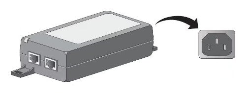 Cisco CW-INJ-8 PoE adapter 10 Gigabit Ethernet 56 V