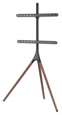 Manhattan Tripod Floor Mount for TV & Monitors, Stand Assembly, For screens: 37" to 65", VESA compatibility: all between 200x200 to 600x400mm - check the dimensions of the four mounting holes on back of screen to ensure it fits, Max 32kg, Black, LFD, Brac