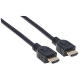 Manhattan HDMI 4K@60Hz Cable with Ethernet - CL3 rated, 3m, Suitable for In-Wall use, For ALL 4K & 1080p/HD uses - when upgrading now or have it ready for when you need it, Male to Male, Black, Ultra HD 4k x 2k, Lifetime Warranty, Premium High Speed