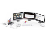 Hama 00200149 laptop dock/port replicator Docking Black, Grey