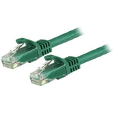 StarTech.com 5m CAT6 Ethernet Cable - Green CAT 6 Gigabit Ethernet Wire -250MHz 100W PoE RJ45 UTP Network/Patch Cord Snagless w/Strain Relief Individually Tested