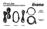 iiyama ProLite XUB3293UHSN-B5 computer monitor 80 cm (31.5") 3840 x 2160 pixels 4K Ultra HD LCD Black