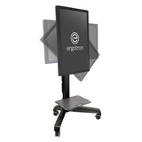 Ergotron Neo-Flex Mobile MediaCenter VHD Black Flat panel Multimedia cart