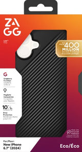 ZAGG Cases Luxe Snap Apple iPhone 16 Plus Black