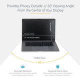 StarTech.com Laptop Privacy Screen for 15 inch MacBook Pro & MacBook Air - Magnetic Removable Security Filter - Blue Light Reducing Screen Protector 16:10 - Matte/Glossy - +/-30 Degree