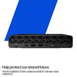 HP EliteDesk 8 Mini G1i AI Intel Core Ultra 5 235T 16 GB DDR5-SDRAM 512 GB SSD Windows 11 Pro Mini PC AI PC Black