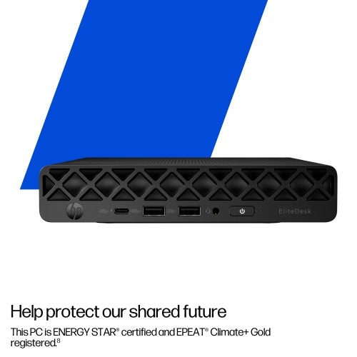 HP EliteDesk 8 Mini G1i Desktop AI PC Wolf Pro Security Edition Intel Core Ultra 7 265 24 GB DDR5-SDRAM 1 TB SSD Windows 11 Pro Mini PC