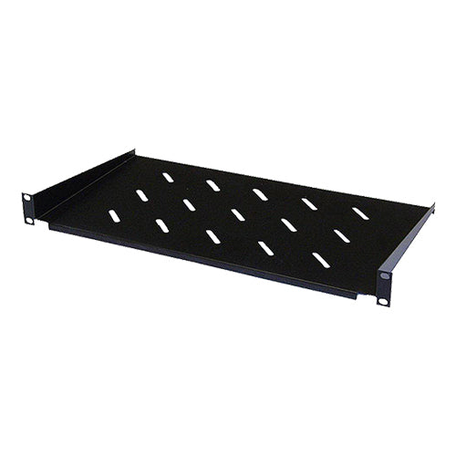 Cablenet 1u 300mm Cantilever Vented Shelf Black (450mm Cab) (20Kg)  - Computer Components - Cablenet