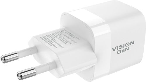 Vision TC-PUSBEU/30 mobile device charger Laptop, Smartphone, Tablet White AC Fast charging Indoor