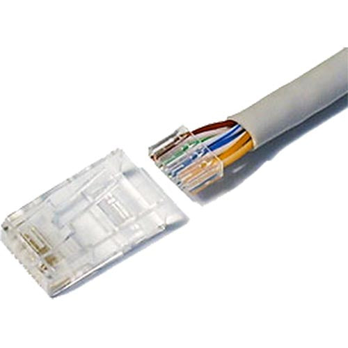 Cablenet Cat6 RJ45 UTP 50u Crimp Plug Stranded (2 Part)  - Computer Cables - Cablenet