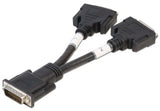 Lindy DMS 59 Male to 2 x DVI-I Female Splitter Cable