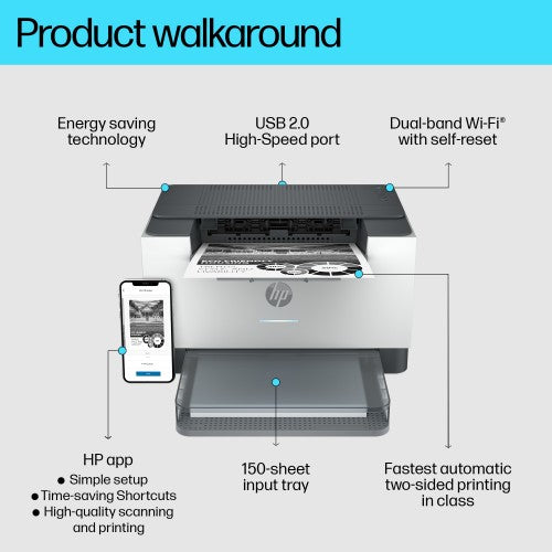 HP LaserJet M209dw Printer