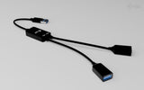 i-tec USB-A Cable HUB 2 port (2x USB-A)