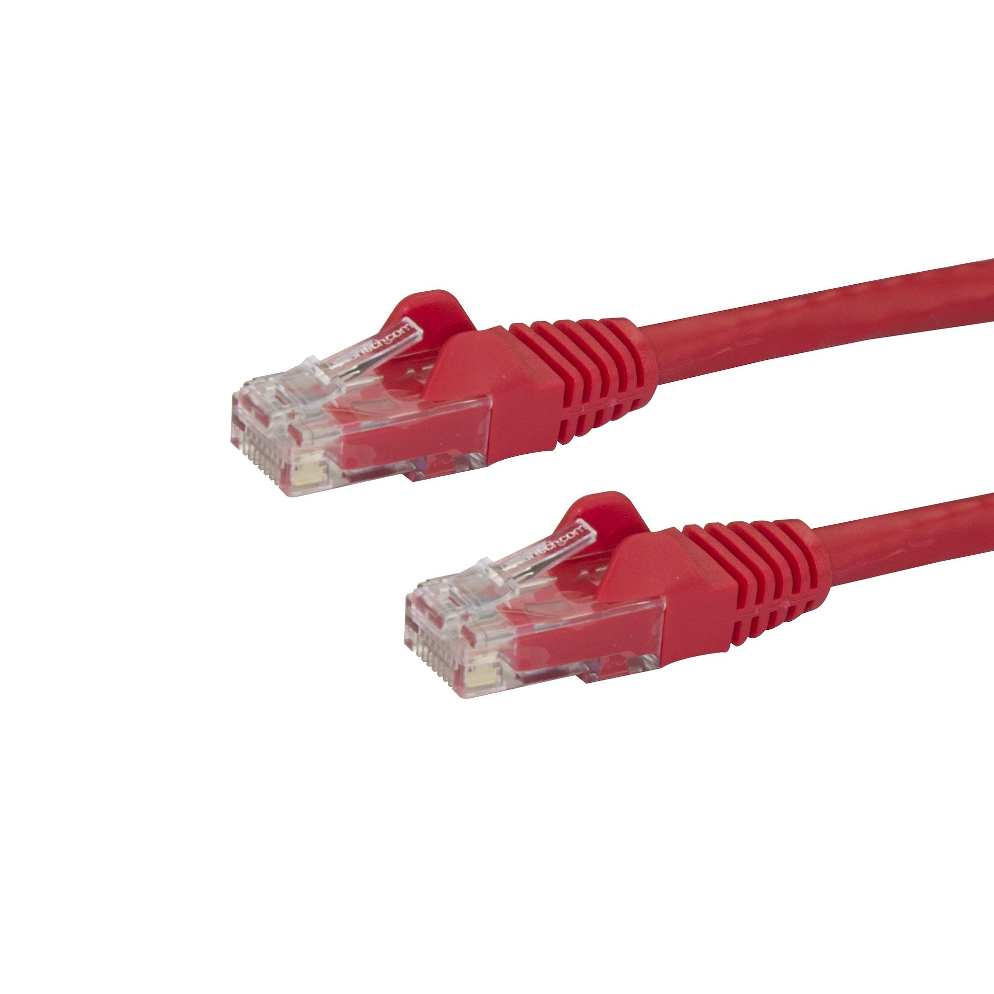 100ft CAT6 Ethernet Cable - Red CAT 6 Gigabit Ethernet Wire -650MHz 100W PoE RJ45 UTP Network/Patch Cord Snagless w/Strain Relief Fluke Tested/Wiring is UL Certified/TIA