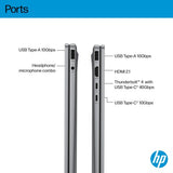 HP OmniBook X FlipNGAI 14-fm0005na Copilot+ PC Intel Core Ultra 5 226V Hybrid (2-in-1) 35.6 cm (14") Touchscreen 2K 16 GB LPDDR5x-SDRAM 512 GB SSD Wi-Fi 7 (802.11be) Windows 11 Home Silver