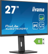 iiyama ProLite XUB2763QSU-B1 computer monitor 68.6 cm (27") 2560 x 1440 pixels Quad HD LED Black