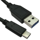 Cables Direct USB3C-921H USB cable USB 3.2 Gen 1 (3.1 Gen 1) 0.5 m USB A USB C Black