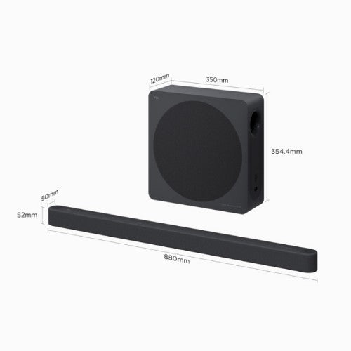 TCL A A65K-UK soundbar speaker Titanium 3.1.2 channels 460 W
