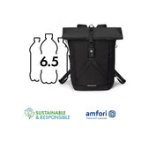 DICOTA D32175-RPET backpack Roll top backpack Black Polyester