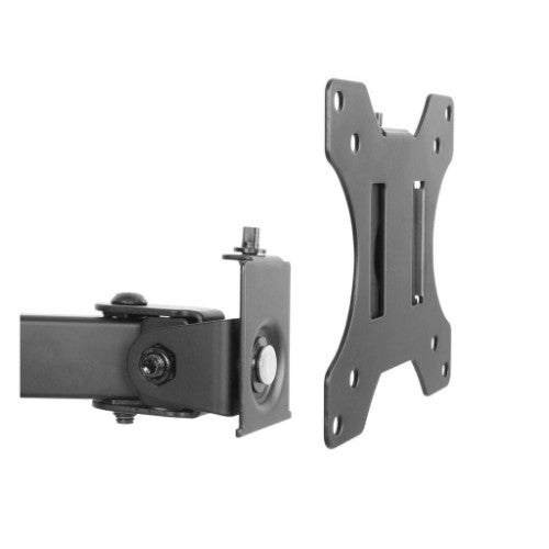 Manhattan Desk Mount for TV & Monitors (Full Motion), For screens 13" to 27", Clamp fitting to desk, VESA compatability: 75x75mm and 100x100mm - check the dimensions of the four mounting holes on back of screen to ensure it fits, Max 8kg, Bracket, Lifetim