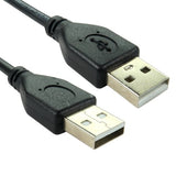 Cables Direct 99CDL2-0122 USB cable USB 2.0 2 m USB A Black