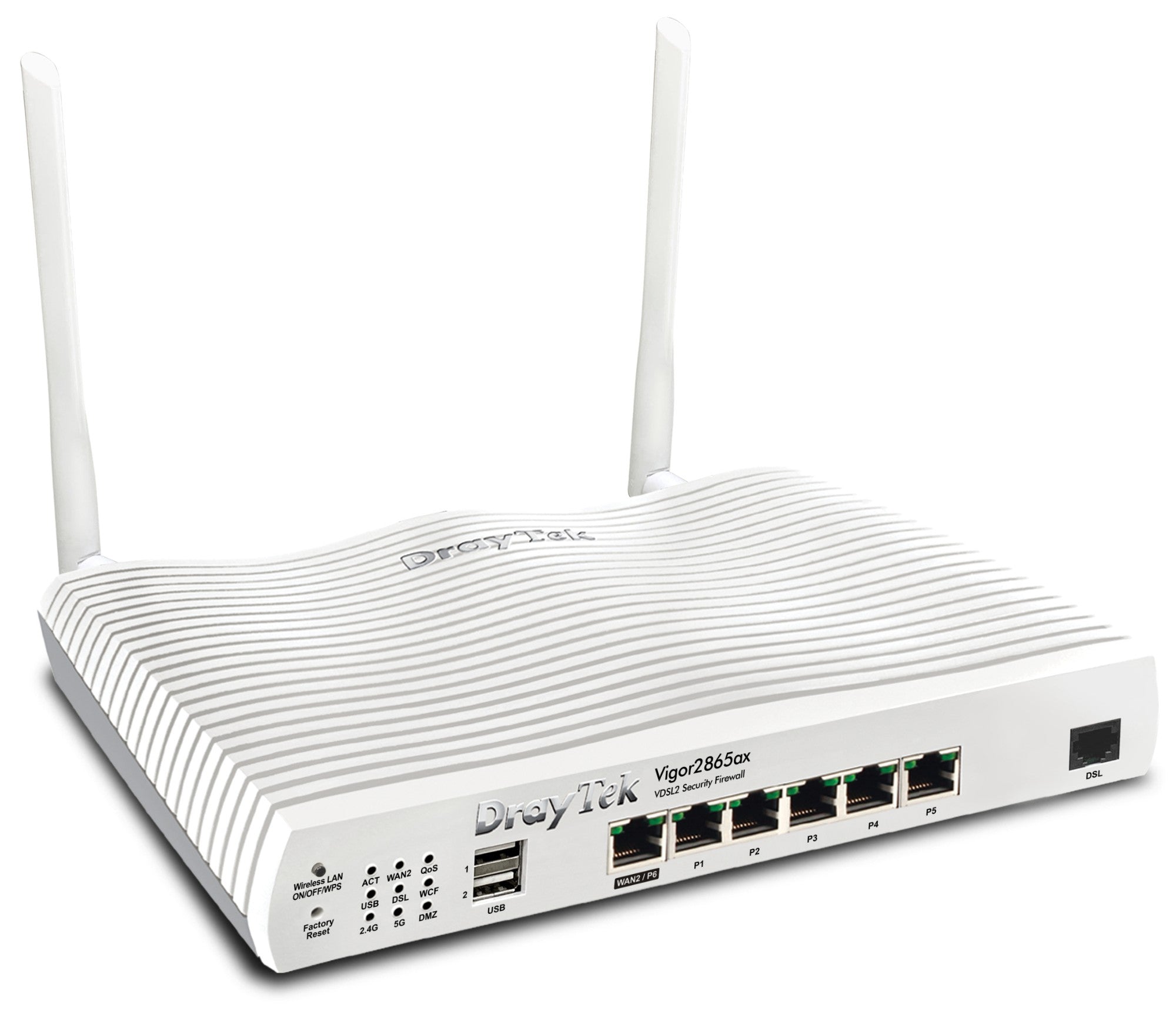 Draytek Vigor 2865ax wireless router Gigabit Ethernet Dual-band (2.4 GHz / 5 GHz) White  - Networking - Draytek