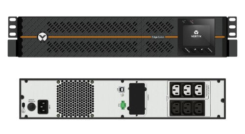 Vertiv EDGELI-1500IRT2U uninterruptible power supply (UPS) Line-Interactive 1.5 kVA 1350 W 6 AC outlet(s)