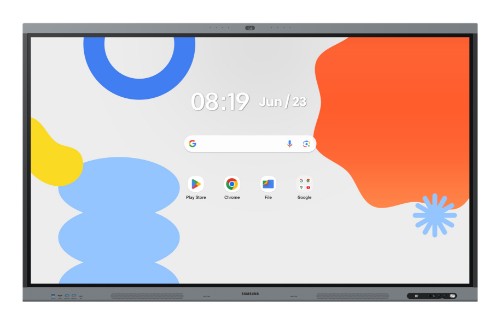 Samsung LH65WAFPLGC interactive whiteboard 165.1 cm (65") 3840 x 2160 pixels Touchscreen Black, Grey