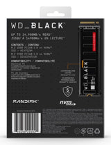 Western Digital Black WD_BLACK™ SN8100 NVMe™ SSD POWERED BY SANDISK 2 TB, [With Heatsink]