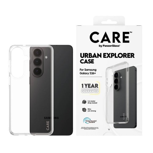 PanzerGlass CARE™ by ® Urban Explorer Case Transparent Samsung Galaxy S26+