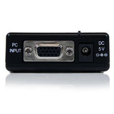 StarTech.com High Resolution VGA to Composite (RCA) or S-Video Converter - PC to TV - TAA