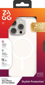 ZAGG Cases Luxe Snap Apple iPhone 16 Pro Clear