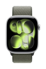 Apple MFFJ4ZM/A smart wearable accessory Band Green Nylon, Recycled polyester, Spandex